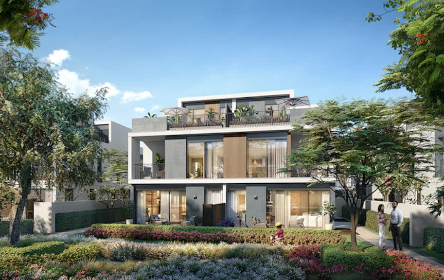 Aura Majid Al Futtaim Tilal Al Ghaf Dubai — resort-style community apartments off-plan