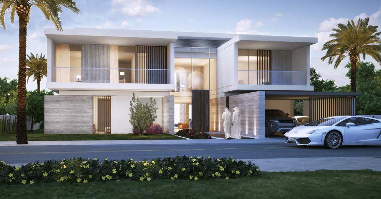 Fairway Vistas Emaar Dubai Hills Estate — golf course view luxury villas